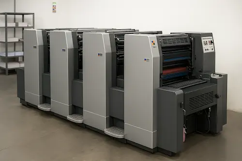 máquina de impresión offset